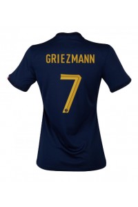 Frankrijk Antoine Griezmann #7 Voetbaltruitje Thuis tenue Dames WK 2022 Korte Mouw